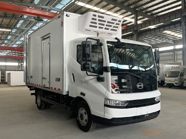 比亚迪T5DM增程式混动冷藏车，比亚迪T5DM混动冷藏车，比亚迪T5DM冷藏车，比亚迪T5DM油电混动冷藏车