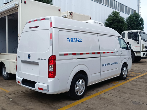 福田风景G7 EV纯电动冷藏车，福田风景G7纯电动冷藏车，福田G7纯电动面包冷藏车，福田G7 EV面包纯电动冷藏车