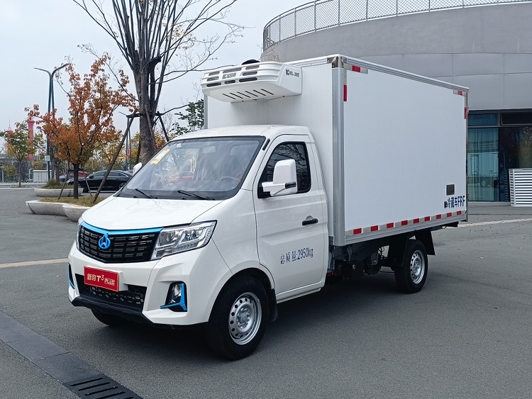 长安跨越新豹T3 EV冷藏车，长安新豹T3 PLUS EV冷藏车，长安跨越T3纯电动冷藏车，长安纯电动小型冷藏车
